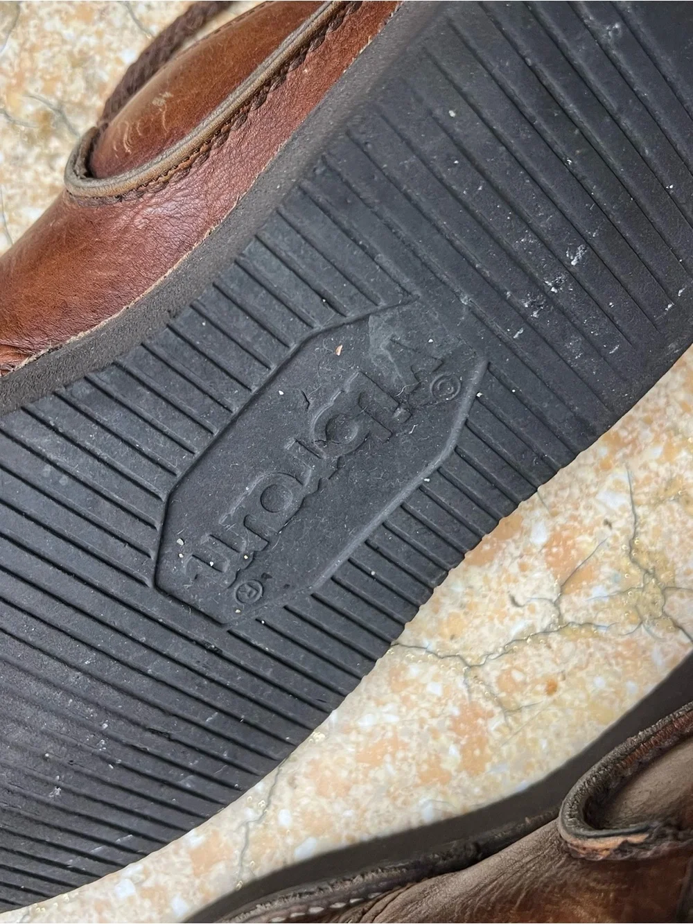 Clarks Brown Leather Derby Lace-Up Shoes
